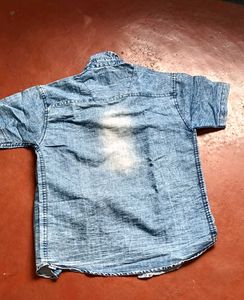Men's Washed Denim Shirt