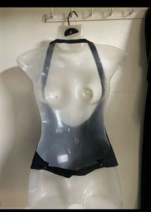 Black Halter Neck Vest Top