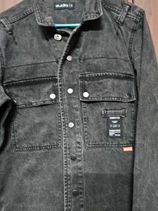 Stylish Grey Denim Jacket
