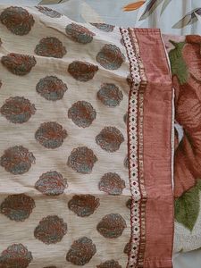 Chanderi Silk Work Kurta