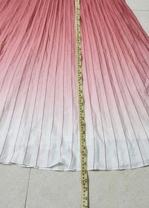 Pleated Ombre Skirt