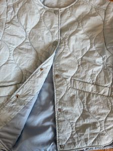 ZARA Light Blue Quilted Jacket