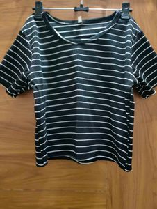 Striped Black and White T-Shirt