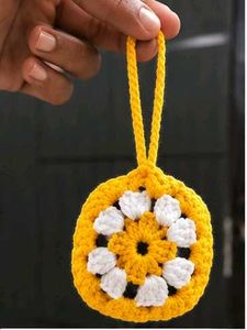 Cute crochet pouch