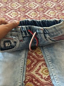 Kids Light Wash Distressed Jeans