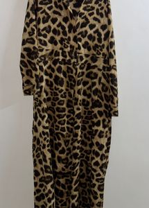 Stylish Leopard Print Maxi Dress