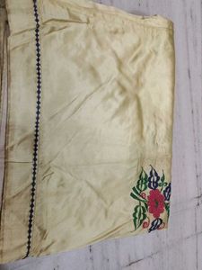 yellow Satan silk lehnga