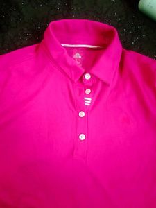 Adidas Hot Pink Polo Shirt