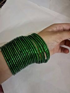 Vibrant Green Bangles