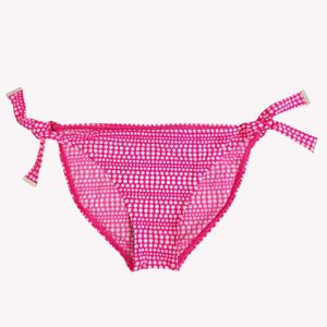 Pink Polka Dot Bikini Bottom L