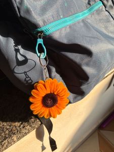 Cute Sunflower Backpack Charm
