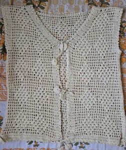 Crochet Knit Vest