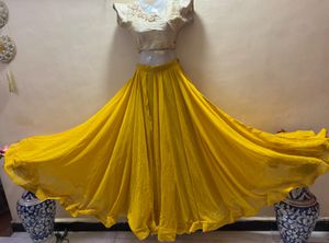 Stunning Yellow Lehenga Choli