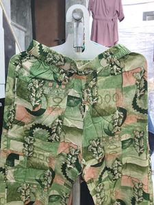 Patterned Green Top