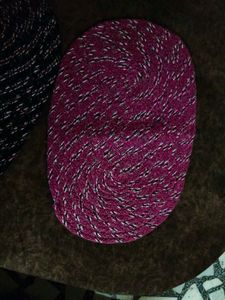 Set of 3 Oval Braided Coasters