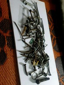 Assorted Nails, Screws, and Hardware