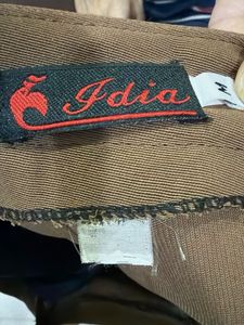 Elegant Brown Wide-Leg Trousers