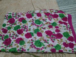Beautiful Floral Print Saree