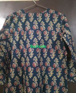 New Teal blue pure cotton kurta