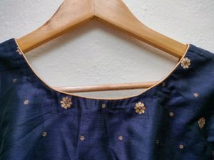 Dark Blue Blouse