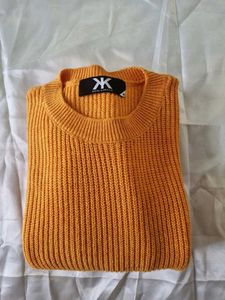 Mustard Yellow Knit Sweater