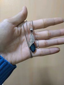 Elegant Blue Gemstone Jewellery Set