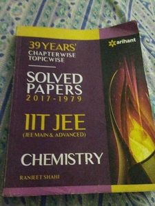 IIT JEE Chemistry Solved Papers (2017-1979)