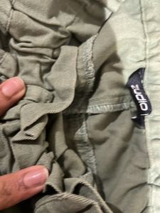 Green Mom Fit Pants