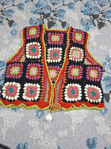 hand threads flower 🌼 🌸  v jacket  derss