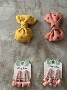 Cute bow Hair Clips Set