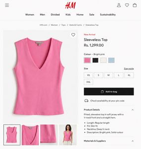 Chic Pink V-Neck Sleeveless Top