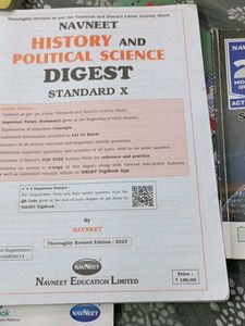 Navneet History &amp; Political Science Digest