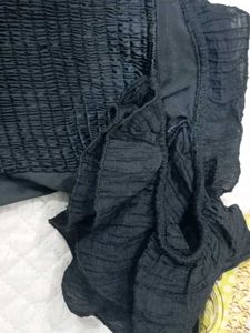 Elegant Black Velvet Corset Top