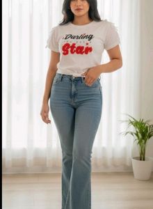 Cute Korean  Star Graphic Tee