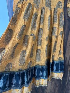 Beautiful Yellow Paisley Print Kurta