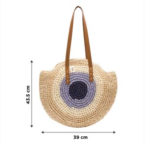 Handwoven Straw Tote Bag
