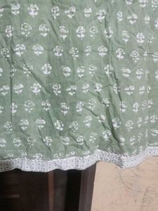 Women's Green Printed Kurta Set