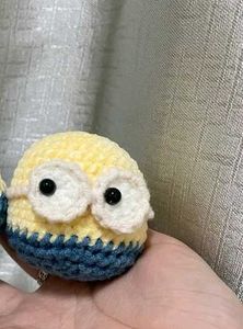 Handmade Minion Crochet Amigurumi Pair