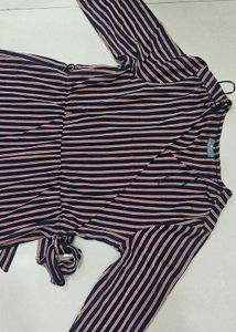 Striped Women's Jumpsuit