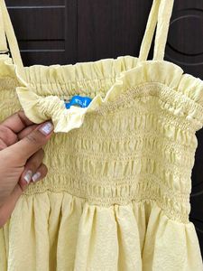Chic Smocked Square Neck Maxi Dress