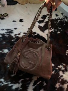 Gucci Shoulder Bag - Pink Leather