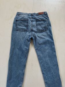Pearl Embellished Denim Jeans