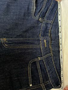 Dark Wash Wide Leg Cropped Jeans