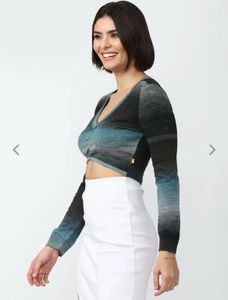 Stylish Ombre Crop Top