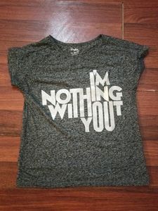 Beautiful Grey Tee For Women