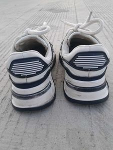 Chunky White &amp; Black Sneakers