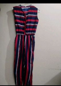 Chic Striped Jumpsuit