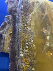 Yellow gharara suit for haldi special