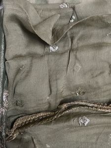 Exquisite Embellished unstitched suit