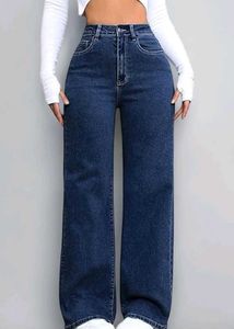 High Waisted Straight fit Jeans